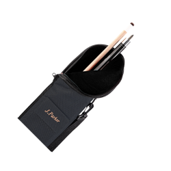 Preview: Billard Stofftasche J.Parker 1/2 schwarz Nylon